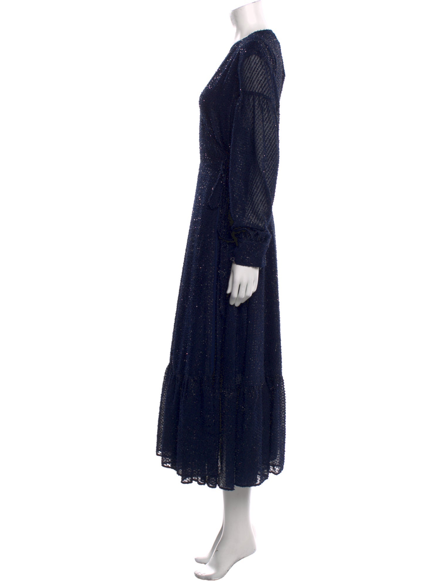 Samsøe V-Neck Long Dress