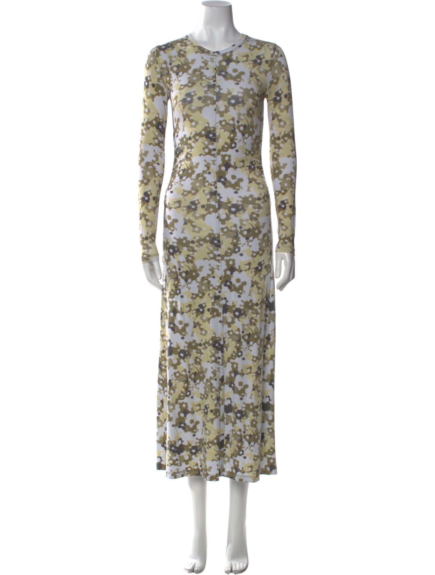 Samsøe Floral Print Midi Length Dress