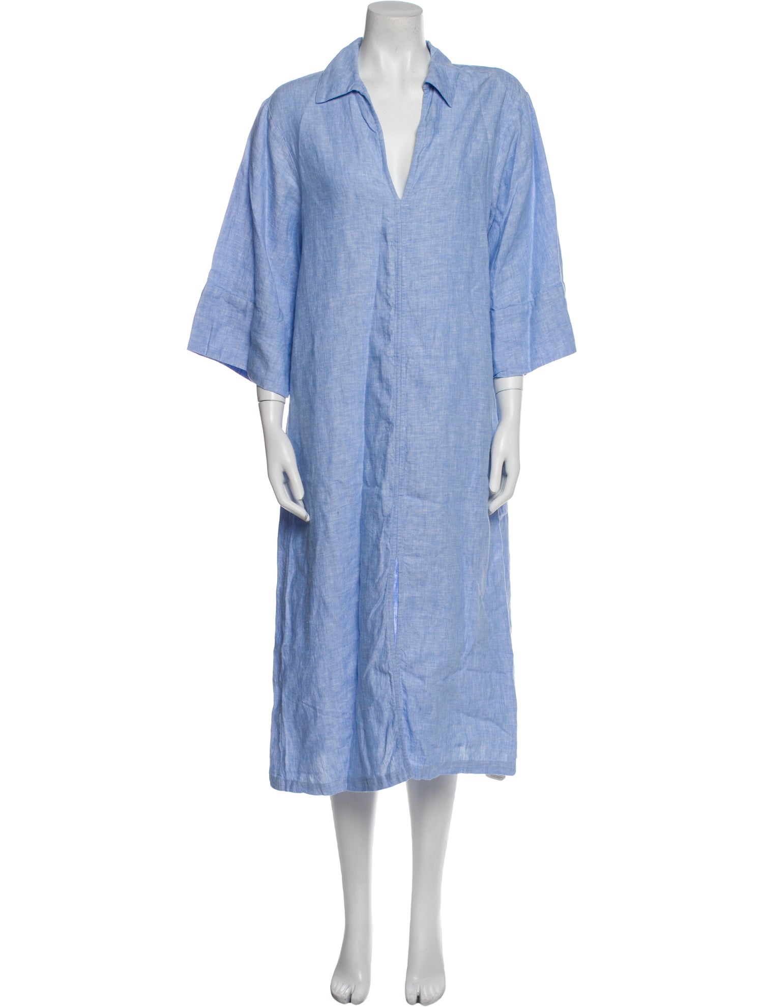 Samsøe Linen Midi Length Dress