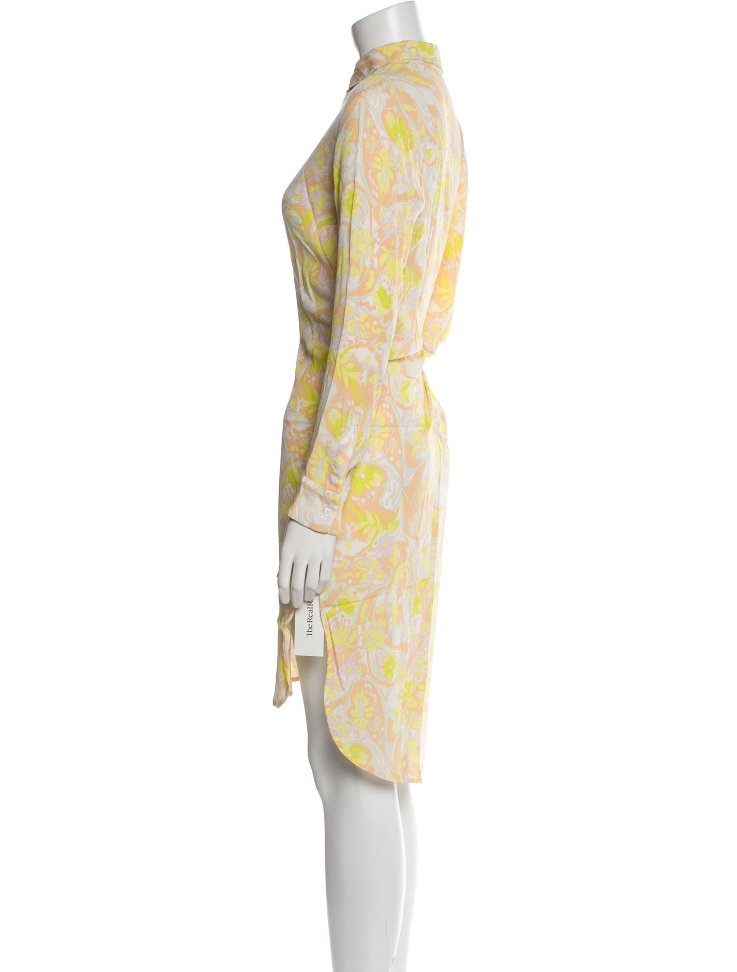 Samsøe Floral Print Knee-Length Dress