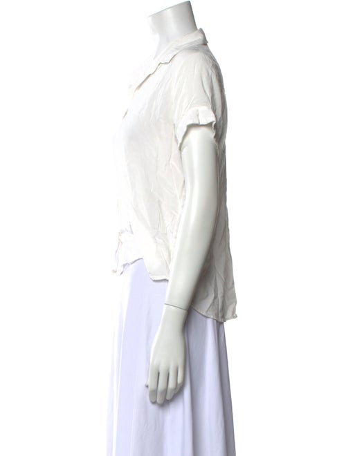 Samsøe Short Sleeve Button-Up Top