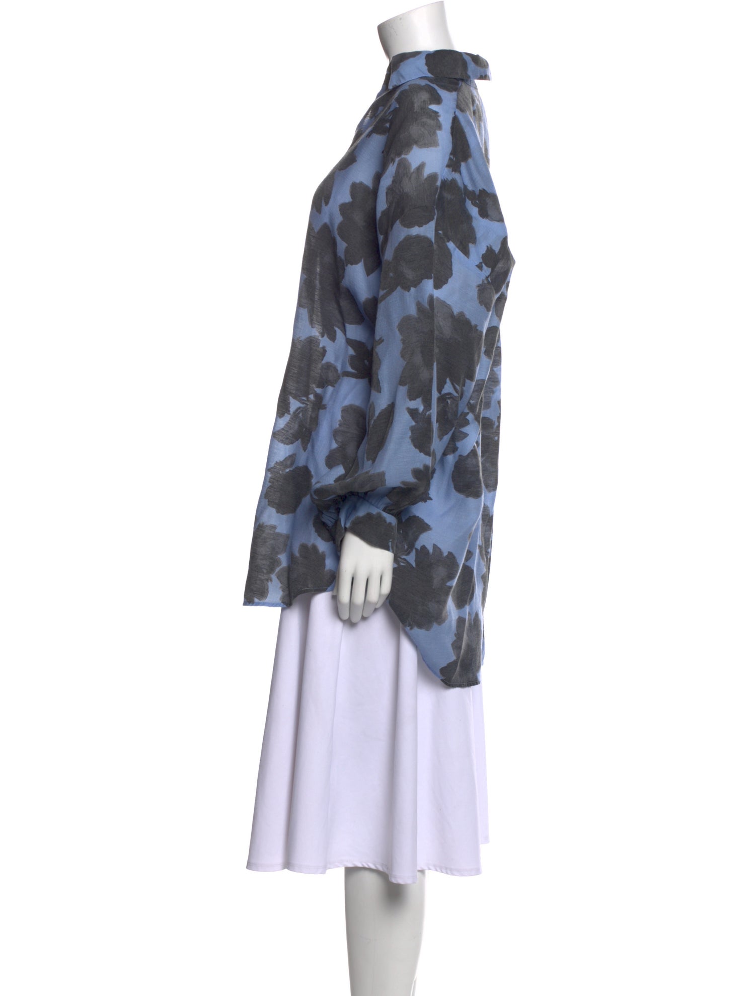 Samsøe Printed V-Neck Tunic