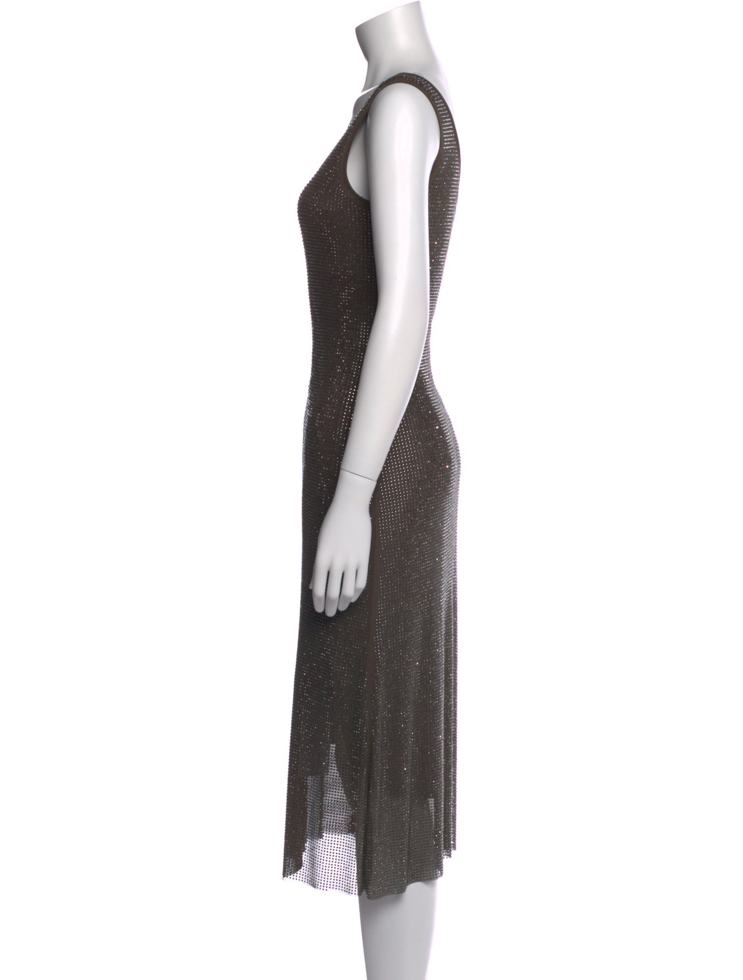 Samsøe Scoop Neck Midi Length Dress