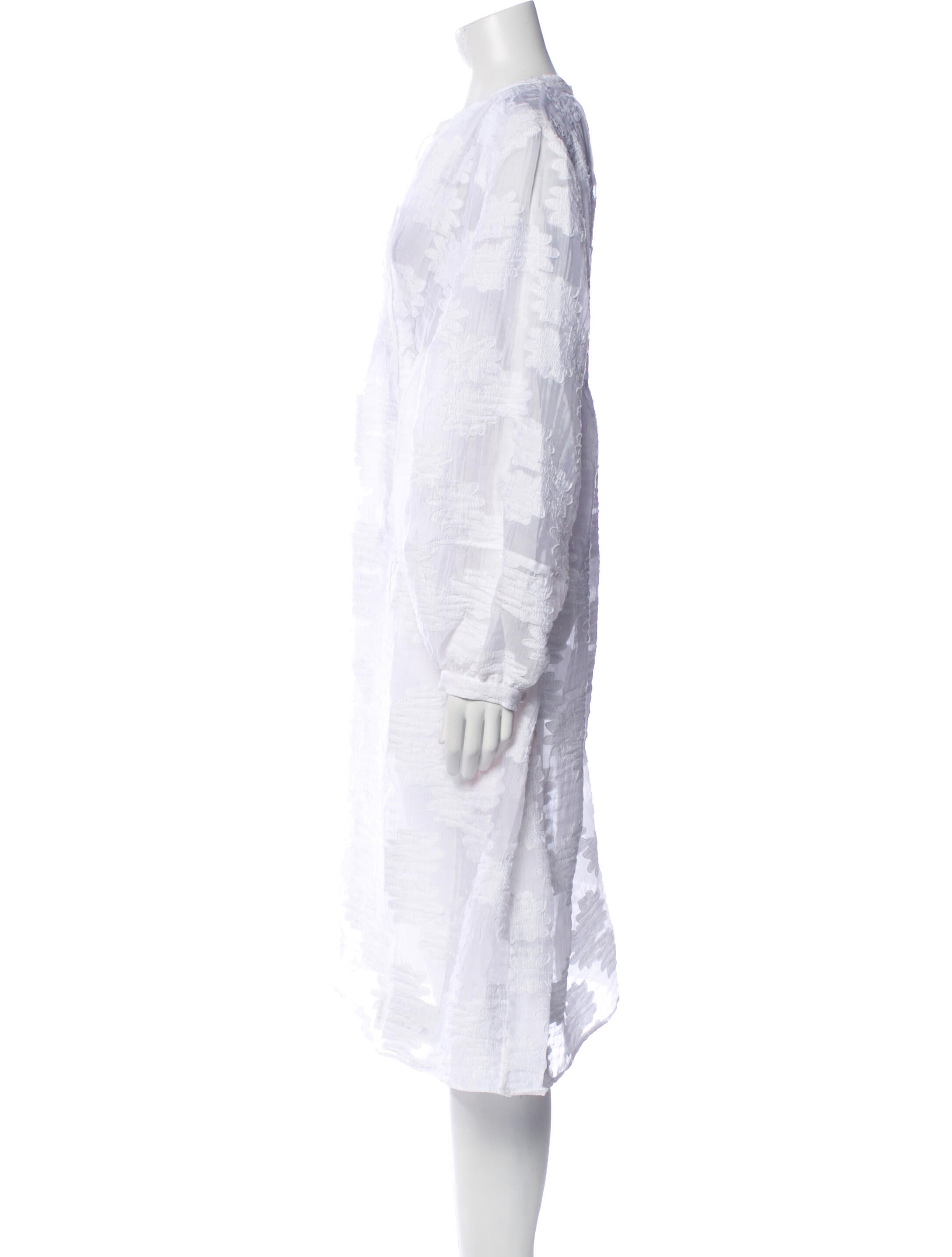 Samsøe V-Neck Midi Length Dress