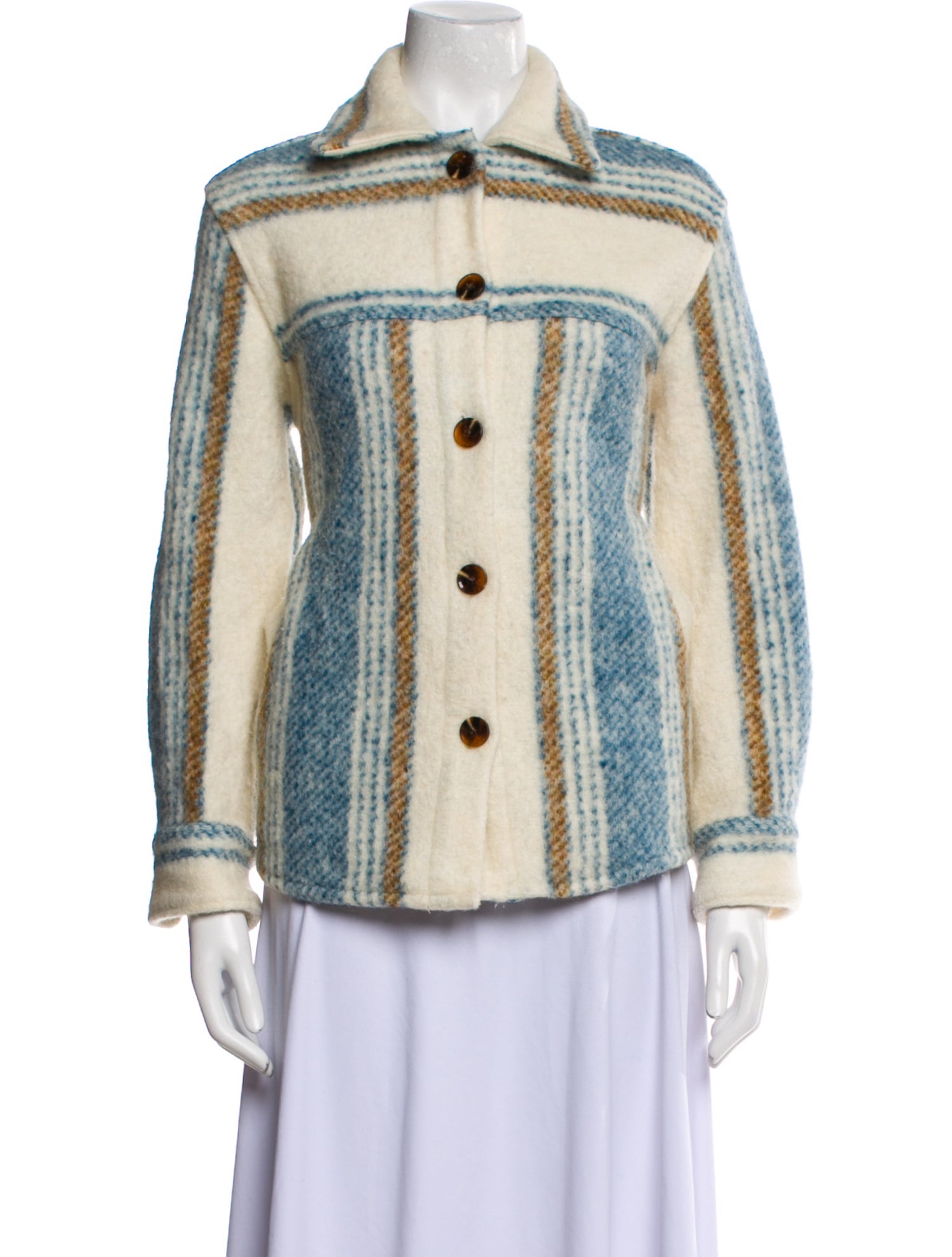 Samsøe Wool Striped Jacket