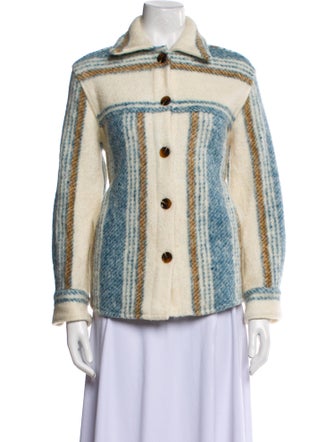 Samsøe Wool Striped Jacket