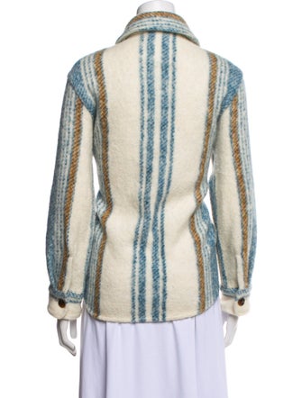 Samsøe Wool Striped Jacket