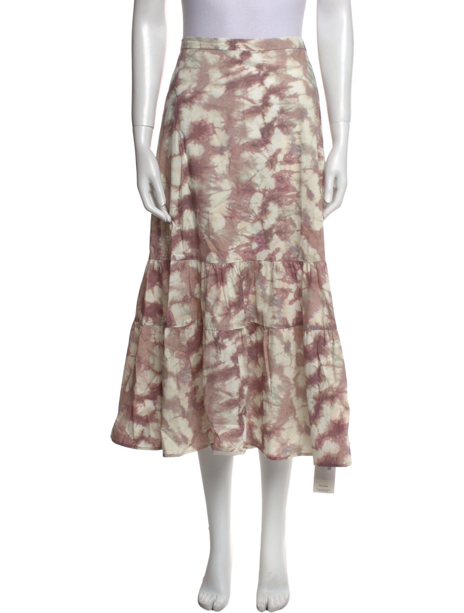 Samsøe Printed Midi Length Skirt