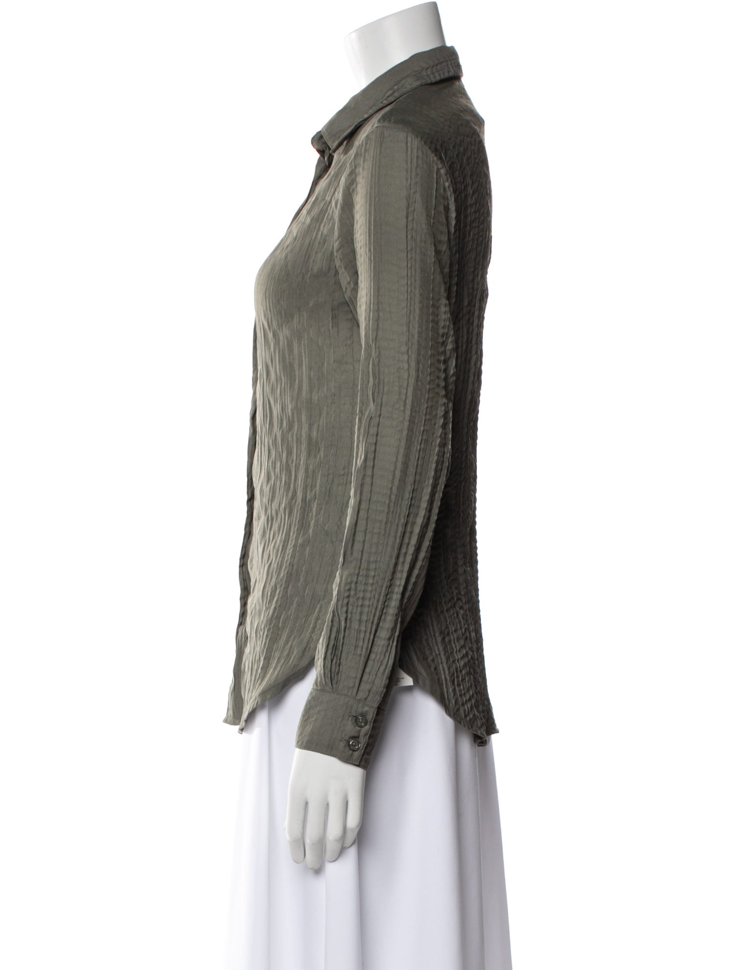 Samsøe Long Sleeve Button-Up Top