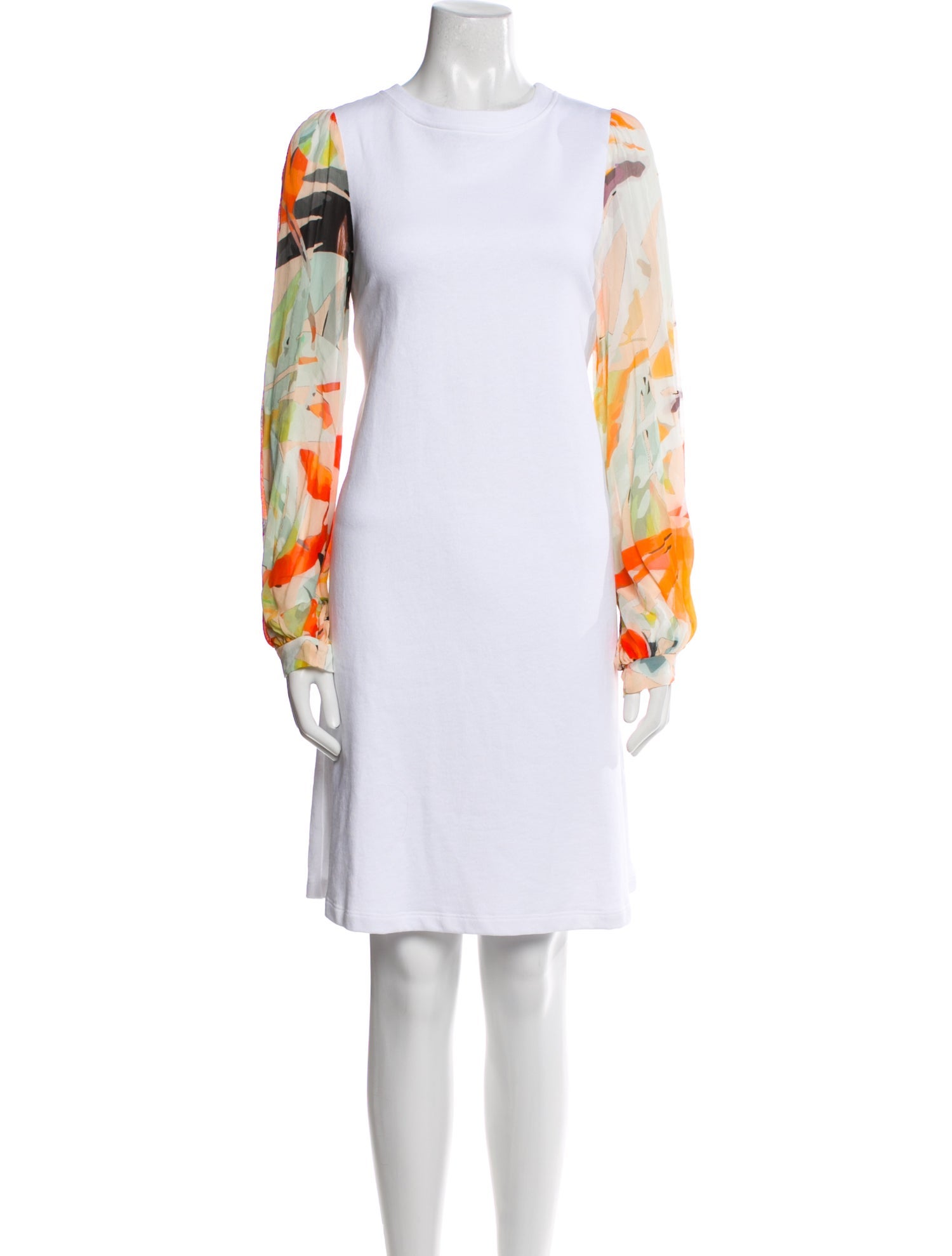 Satine Printed Knee-Length Dress