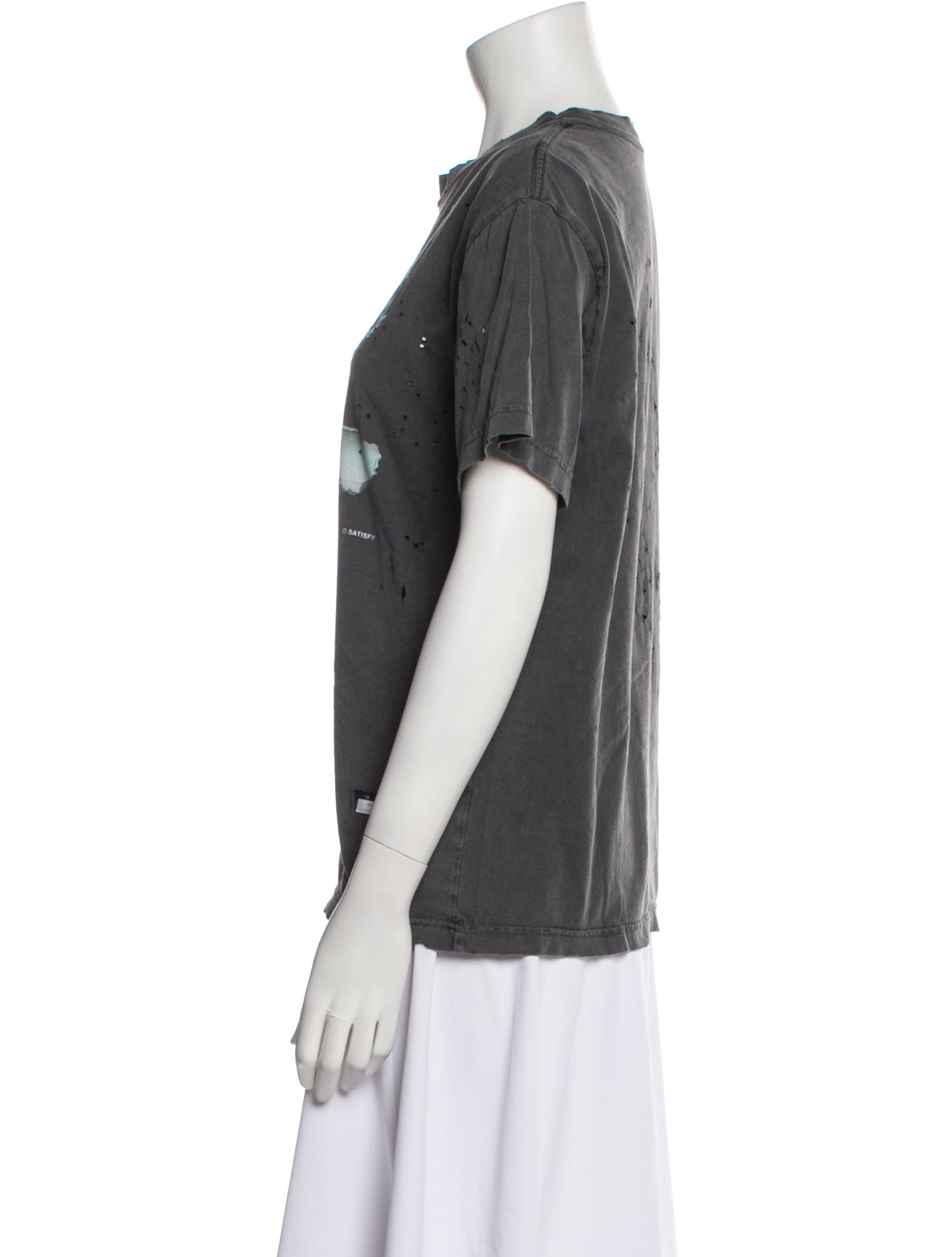 Satisfy Graphic Print Crew Neck T-Shirt