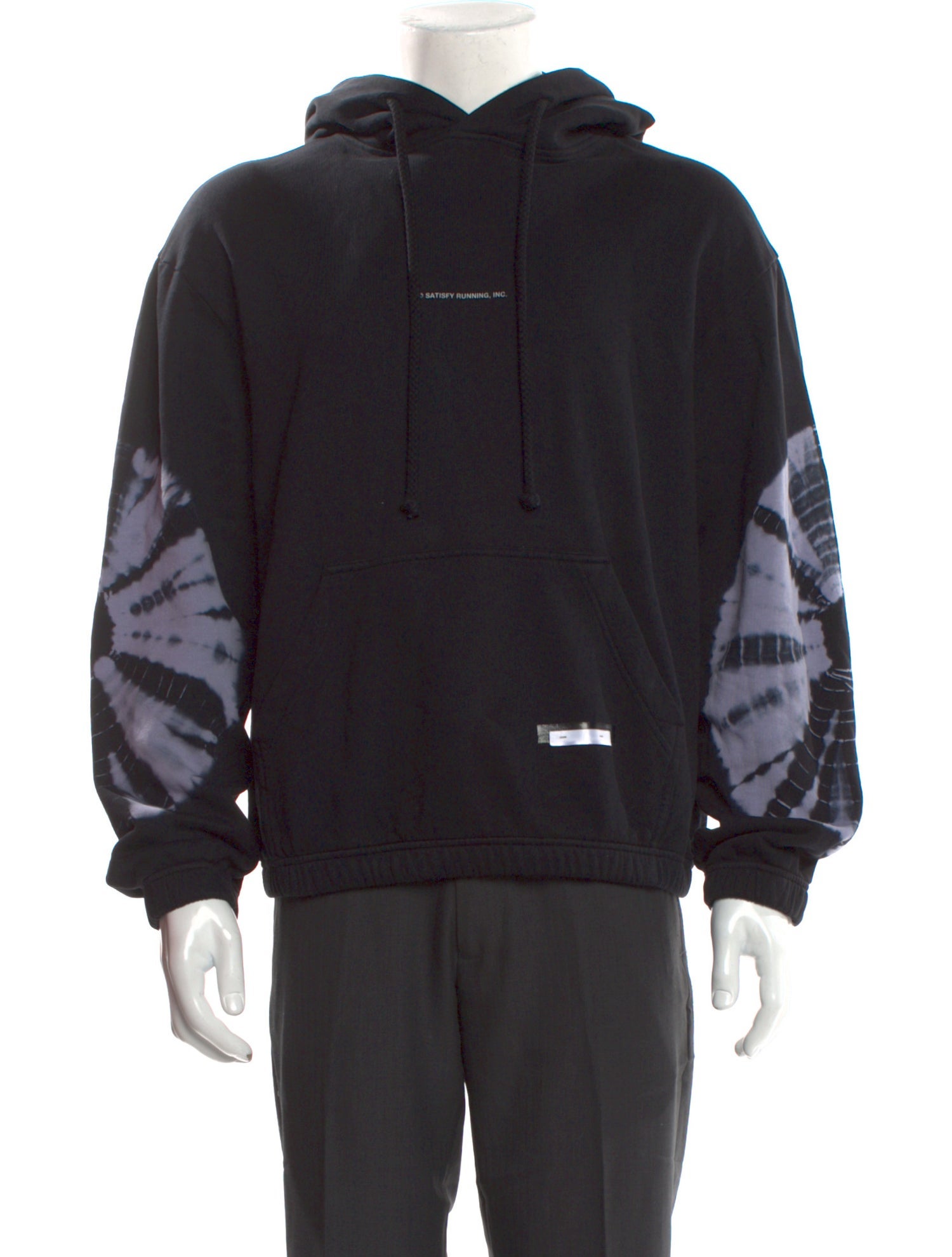 Satisfy Tie-Dye Print Crew Neck Hoodie