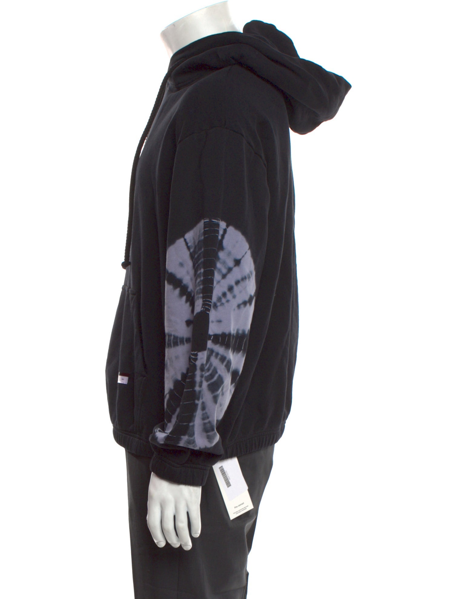 Satisfy Tie-Dye Print Crew Neck Hoodie