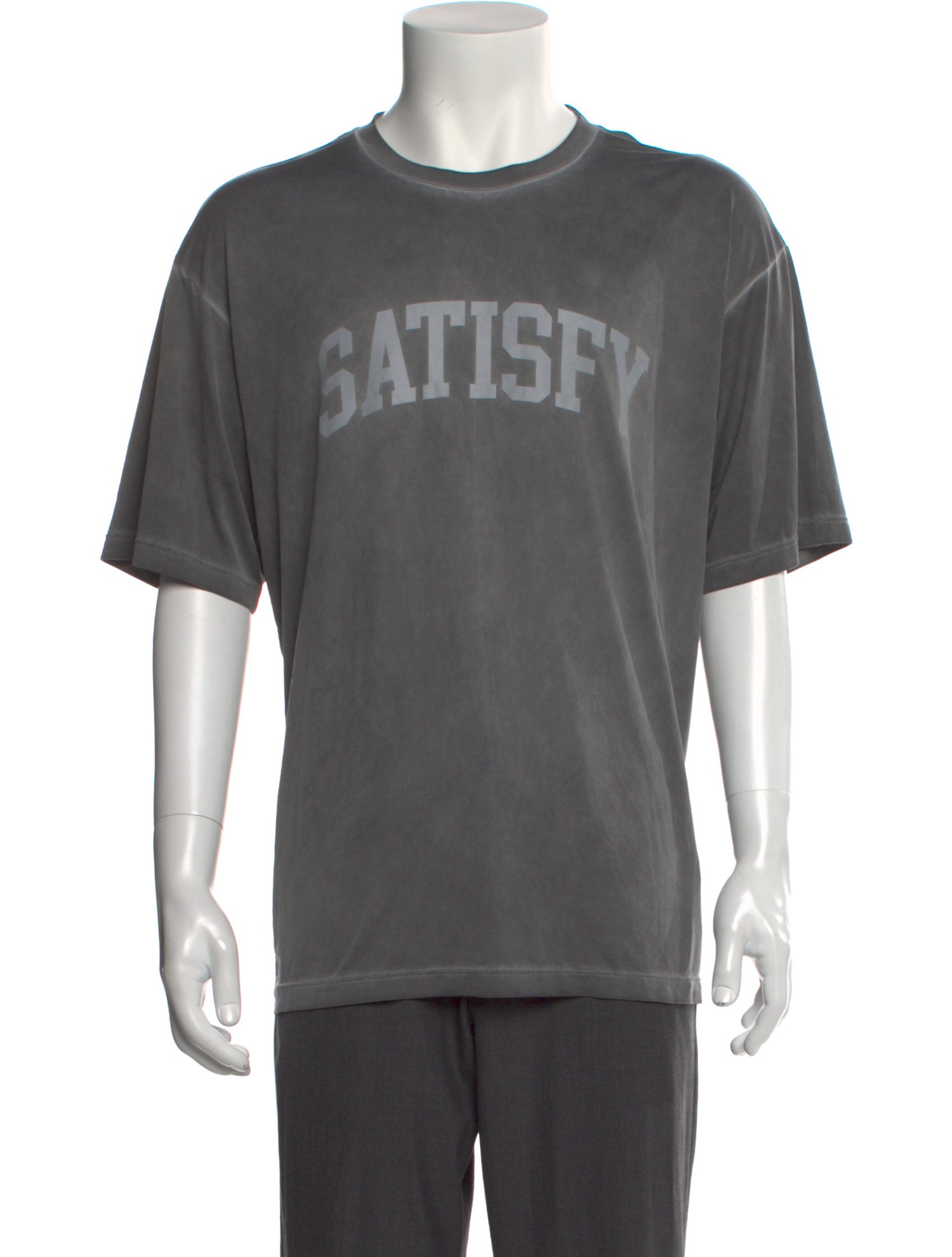 Satisfy Graphic Print Crew Neck T-Shirt