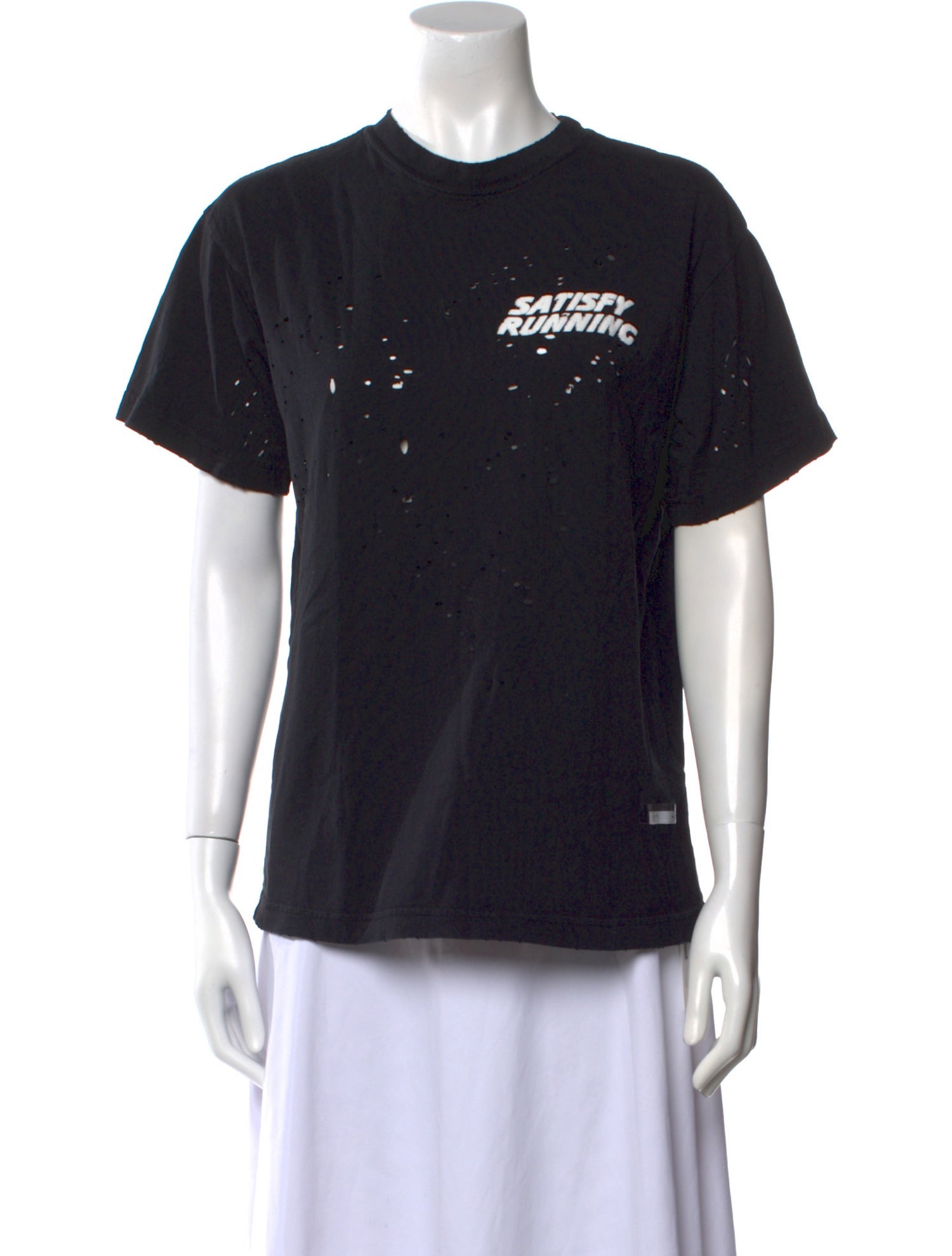 Satisfy Graphic Print Crew Neck T-Shirt