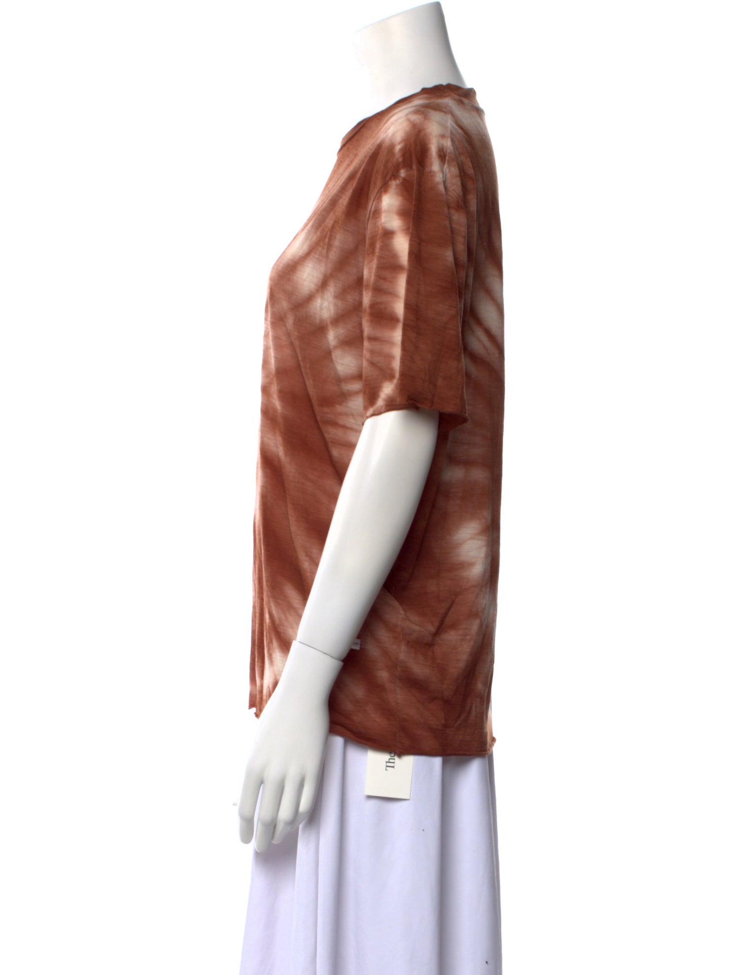 Satisfy Tie-Dye Print Crew Neck T-Shirt