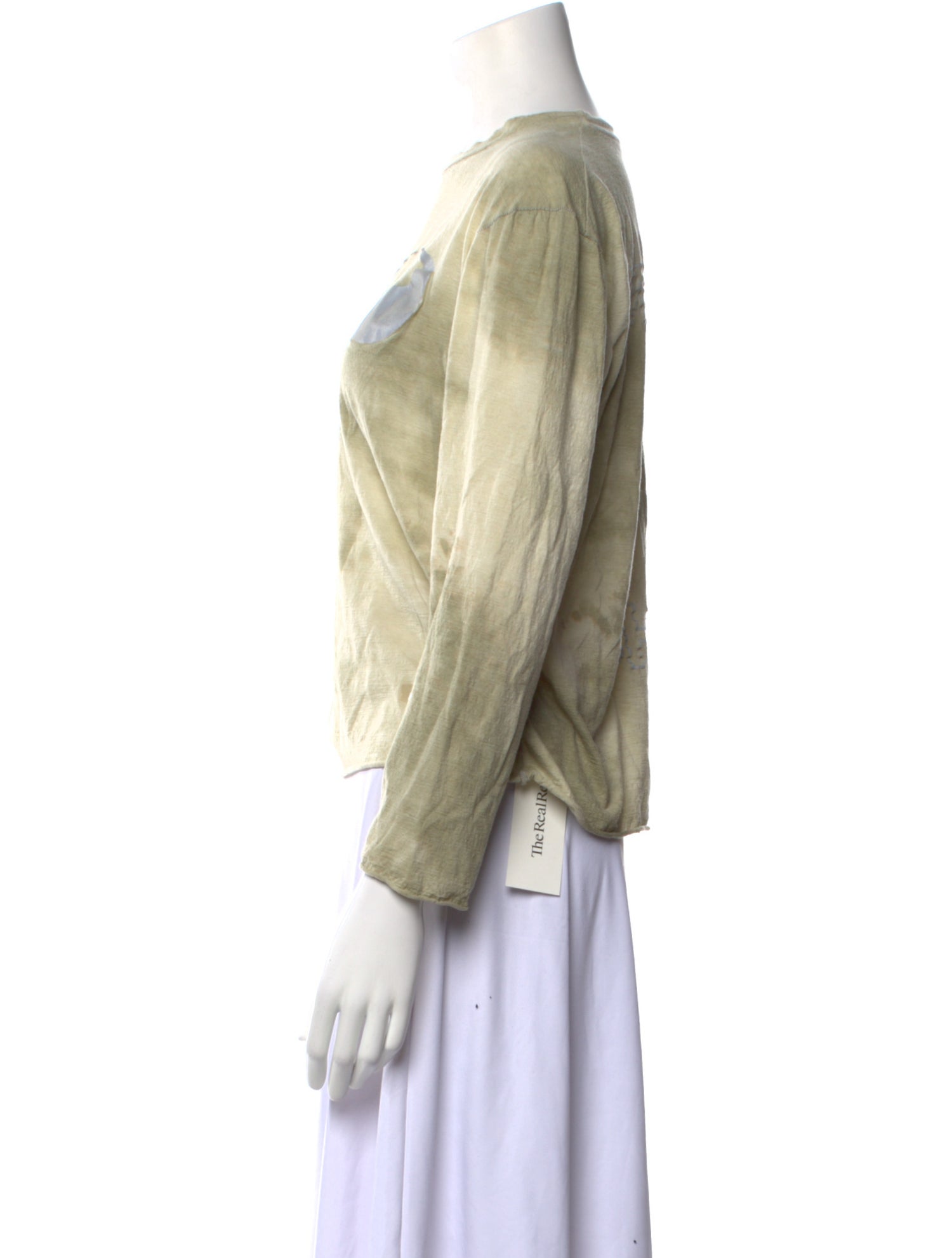 Satisfy Tie-Dye Print Scoop Neck T-Shirt