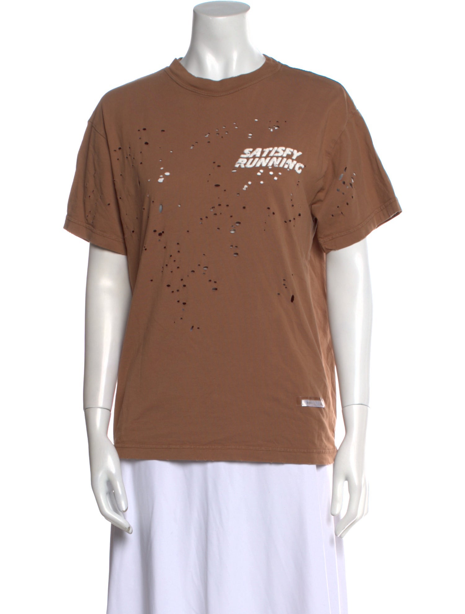 Satisfy Graphic Print Crew Neck T-Shirt