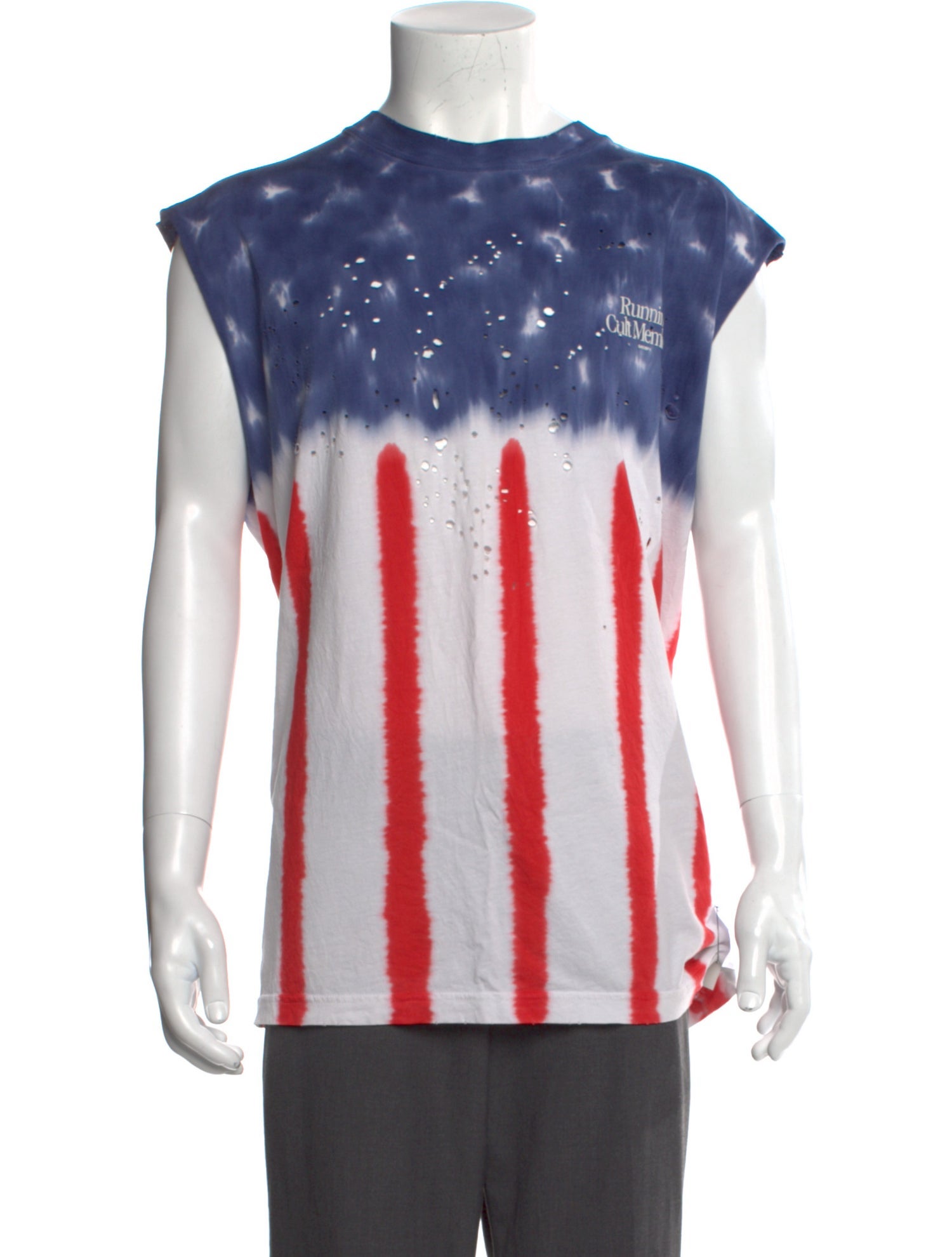 Satisfy Tie-Dye Print Crew Neck T-Shirt