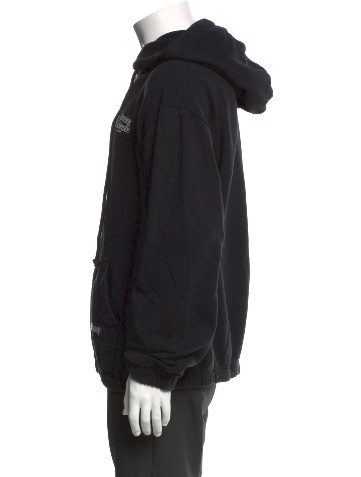 Satisfy Graphic Print Crew Neck Hoodie