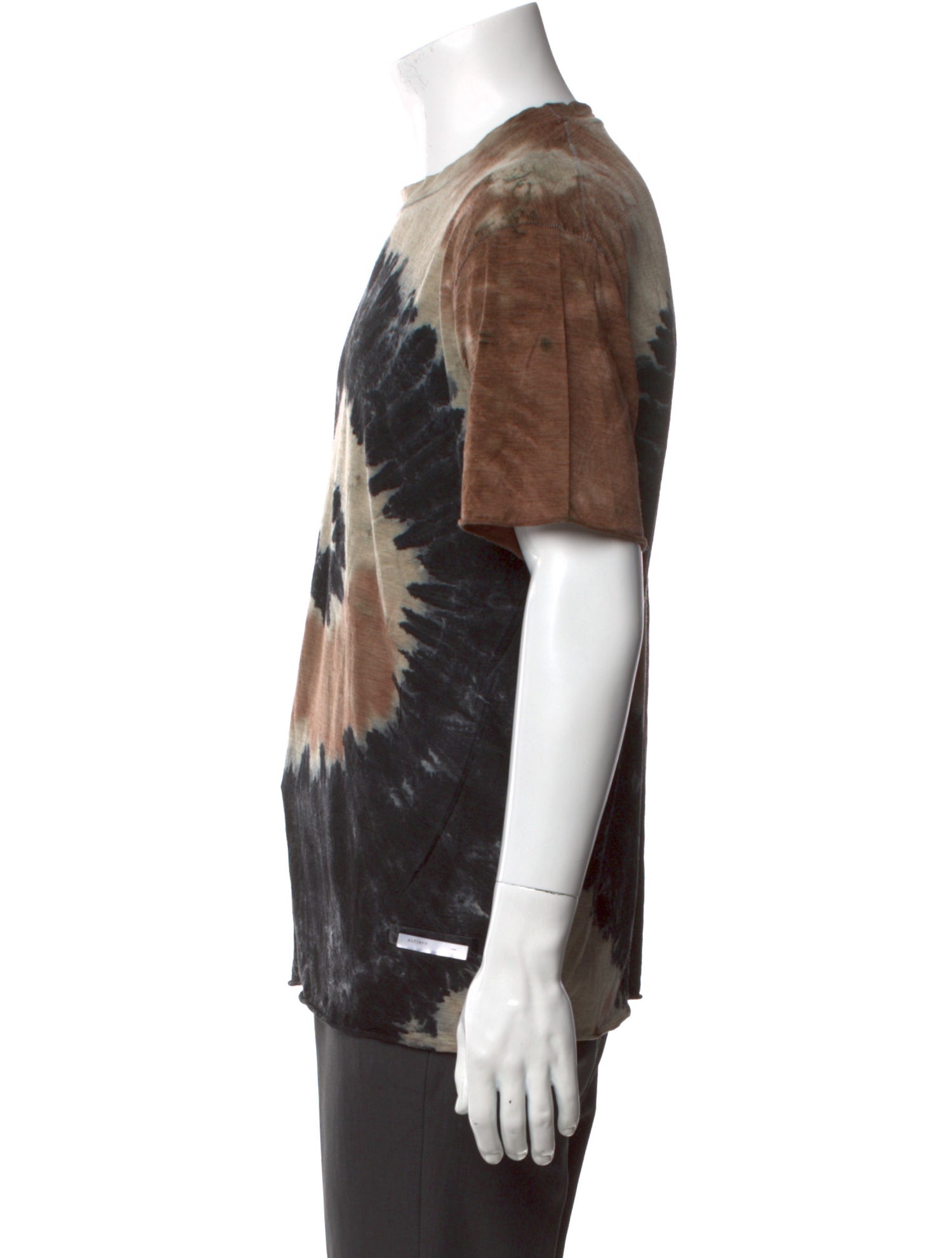 Satisfy Tie-Dye Print Crew Neck T-Shirt