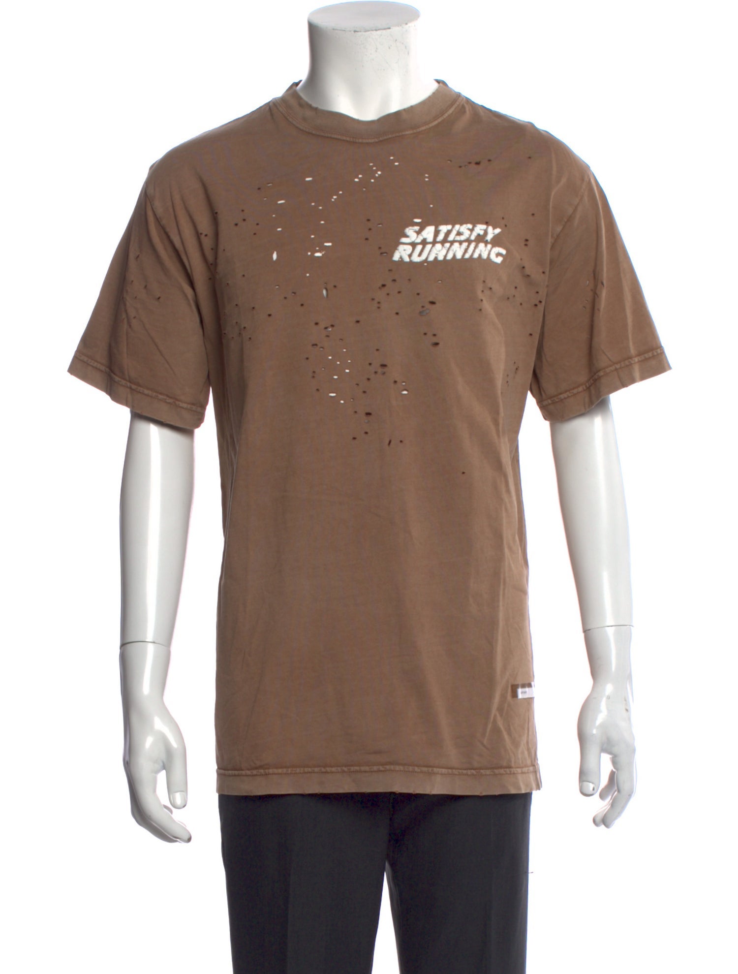 Satisfy Graphic Print Crew Neck T-Shirt