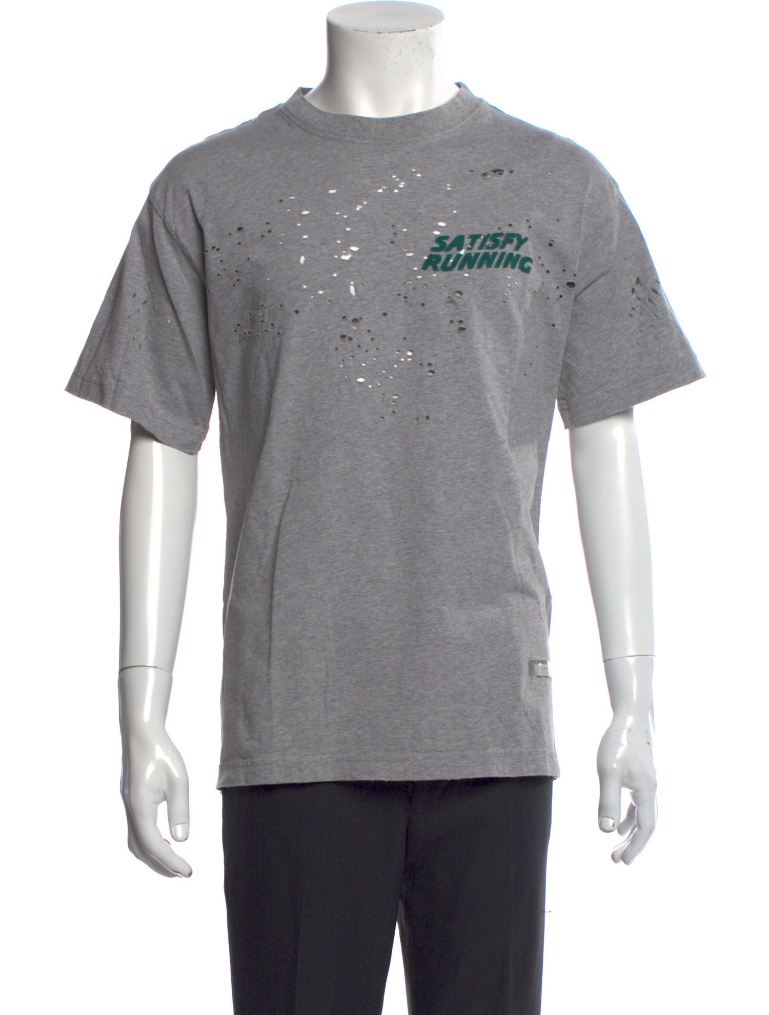 Satisfy Graphic Print Crew Neck T-Shirt