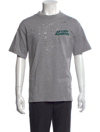 Satisfy Graphic Print Crew Neck T-Shirt