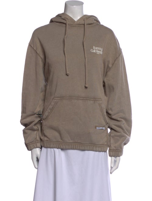 Satisfy Graphic Print Crew Neck Hoodie