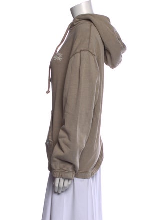 Satisfy Graphic Print Crew Neck Hoodie