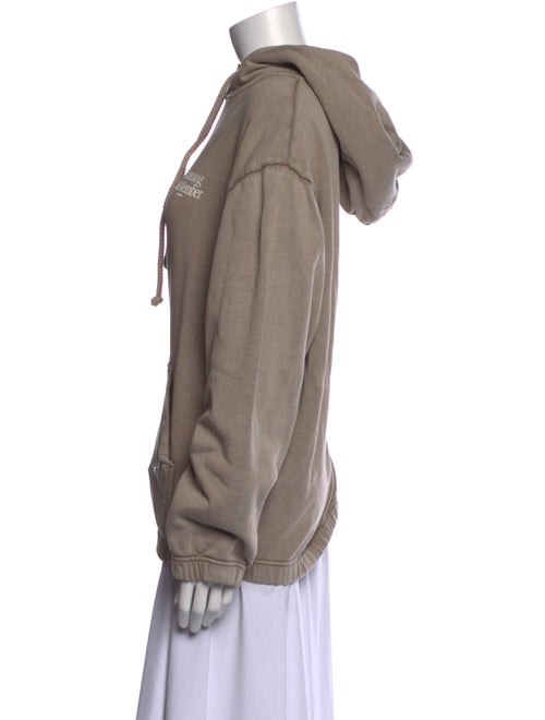 Satisfy Graphic Print Crew Neck Hoodie