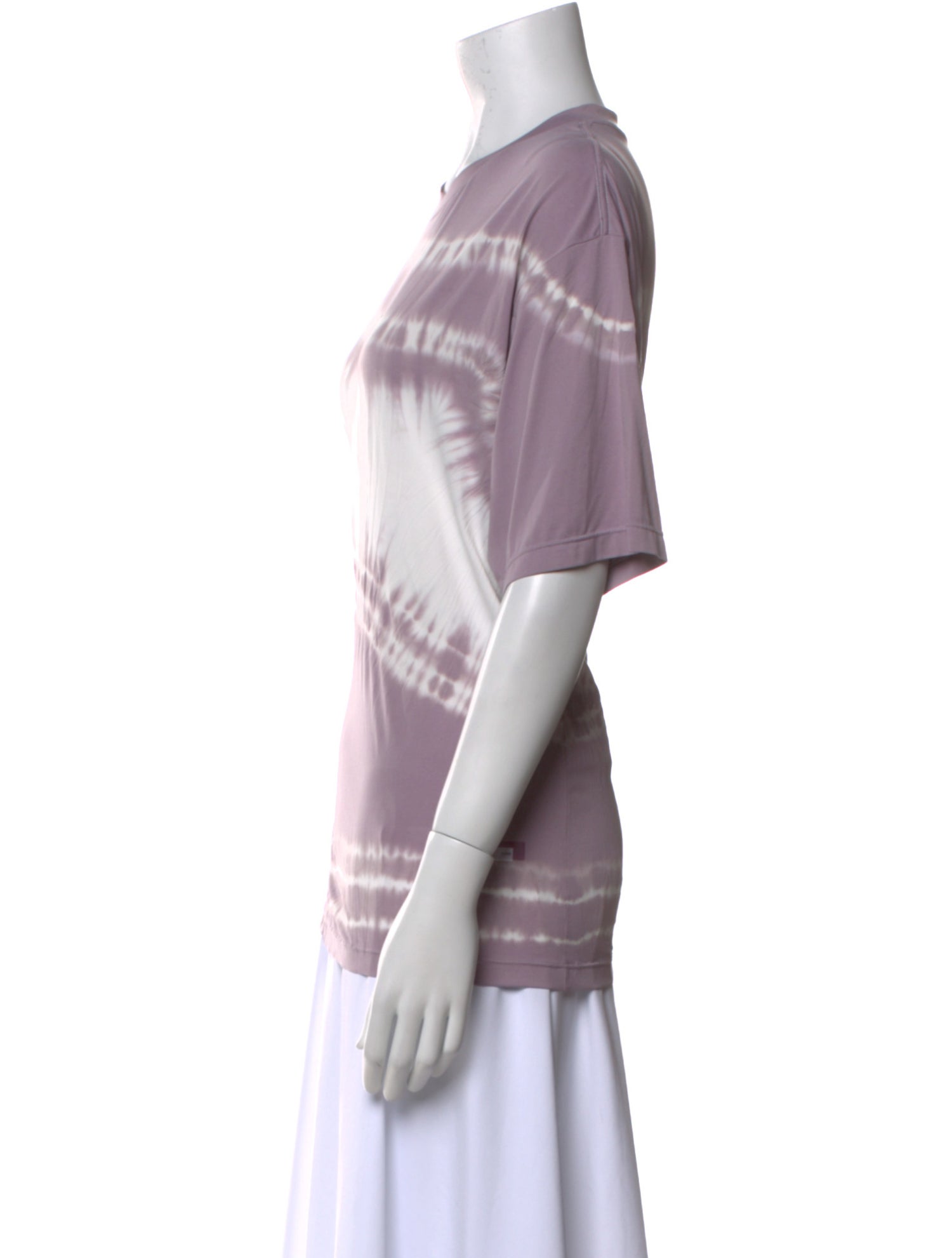 Satisfy Tie-Dye Print Bateau Neckline Blouse