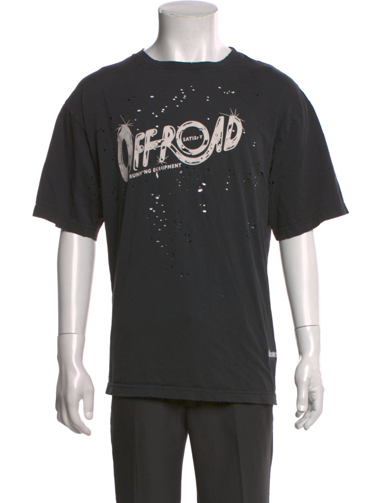 Satisfy Graphic Print Crew Neck T-Shirt