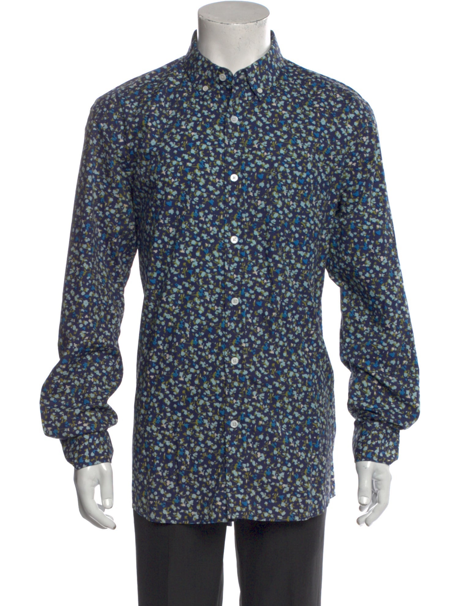 Saturdays Surf NYC Paisley Print Long Sleeve Shirt