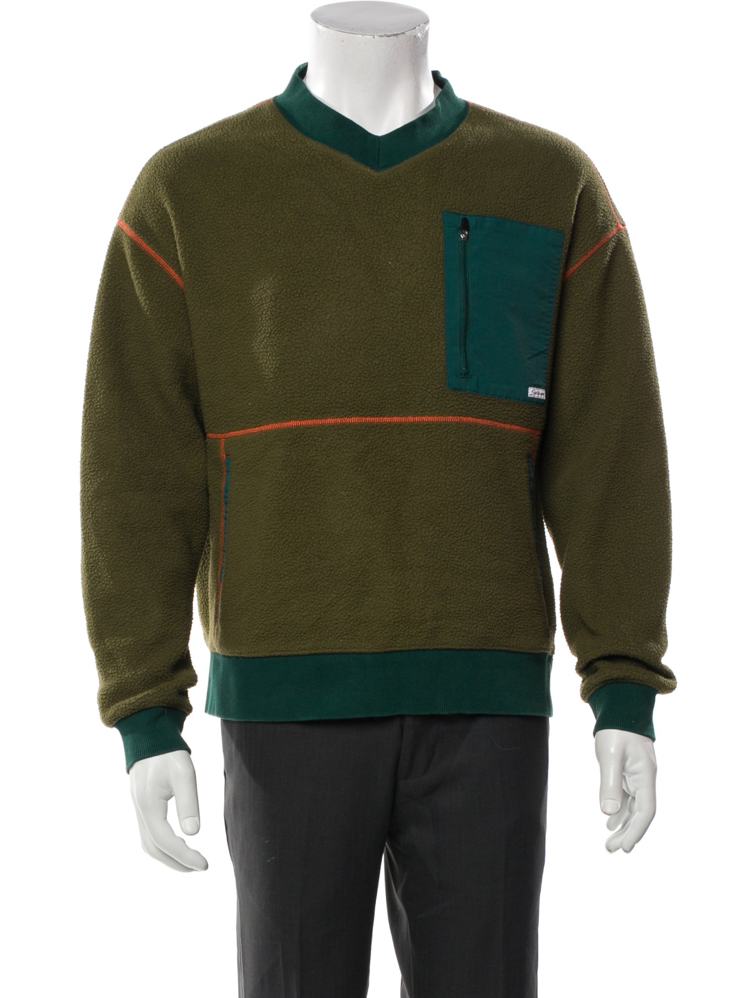 Saturdays Surf NYC Colorblock Pattern Bomber Jacket