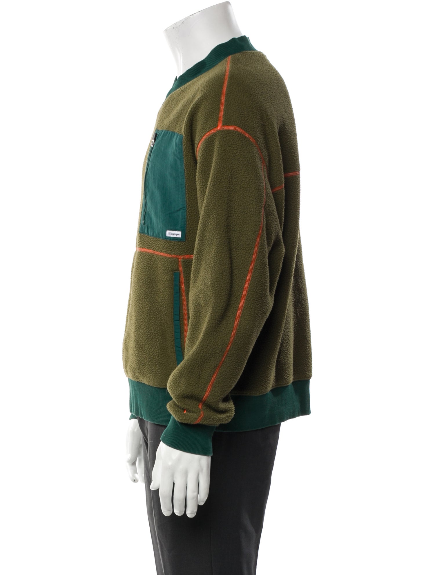 Saturdays Surf NYC Colorblock Pattern Bomber Jacket