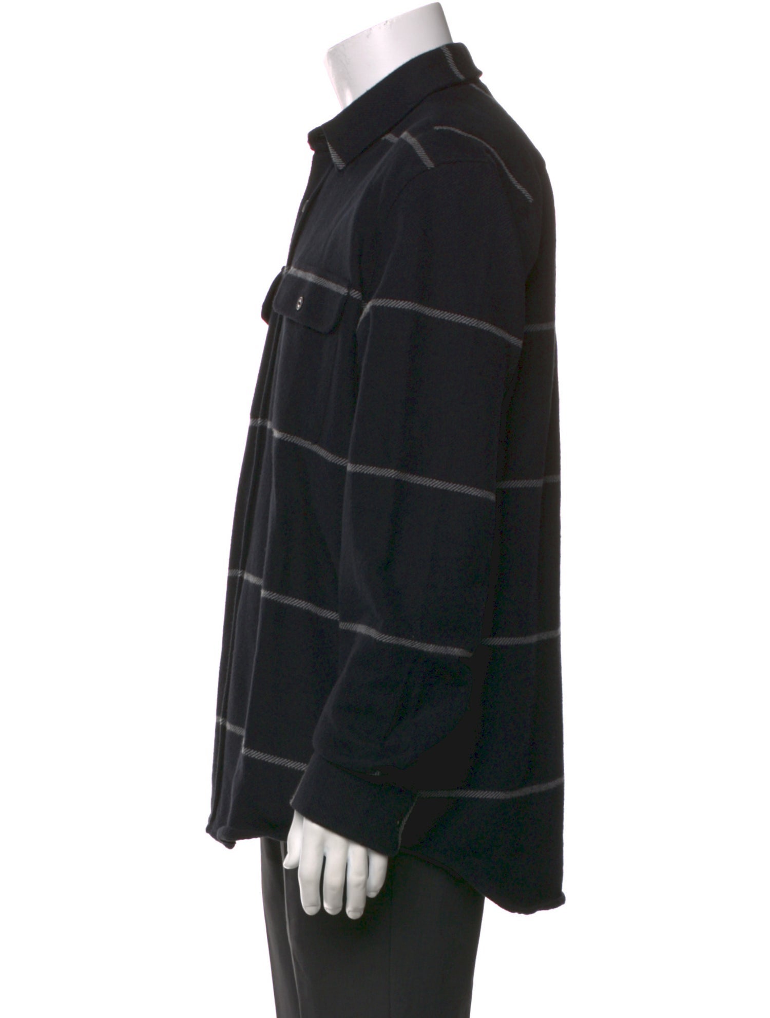 Saturdays Surf NYC Plaid Print Long Sleeve Shirt