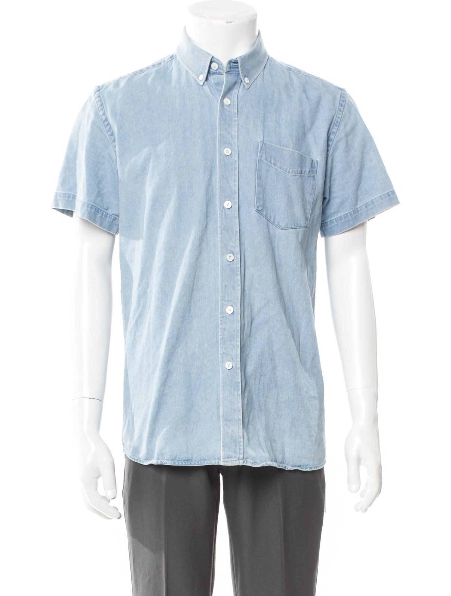 Saturdays Surf NYC Short Sleeve Denim Shirt