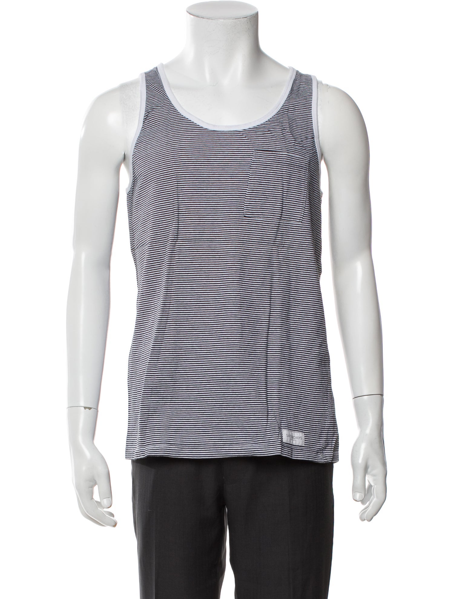 Saturdays Surf NYC Striped Scoop Neck T-Shirt