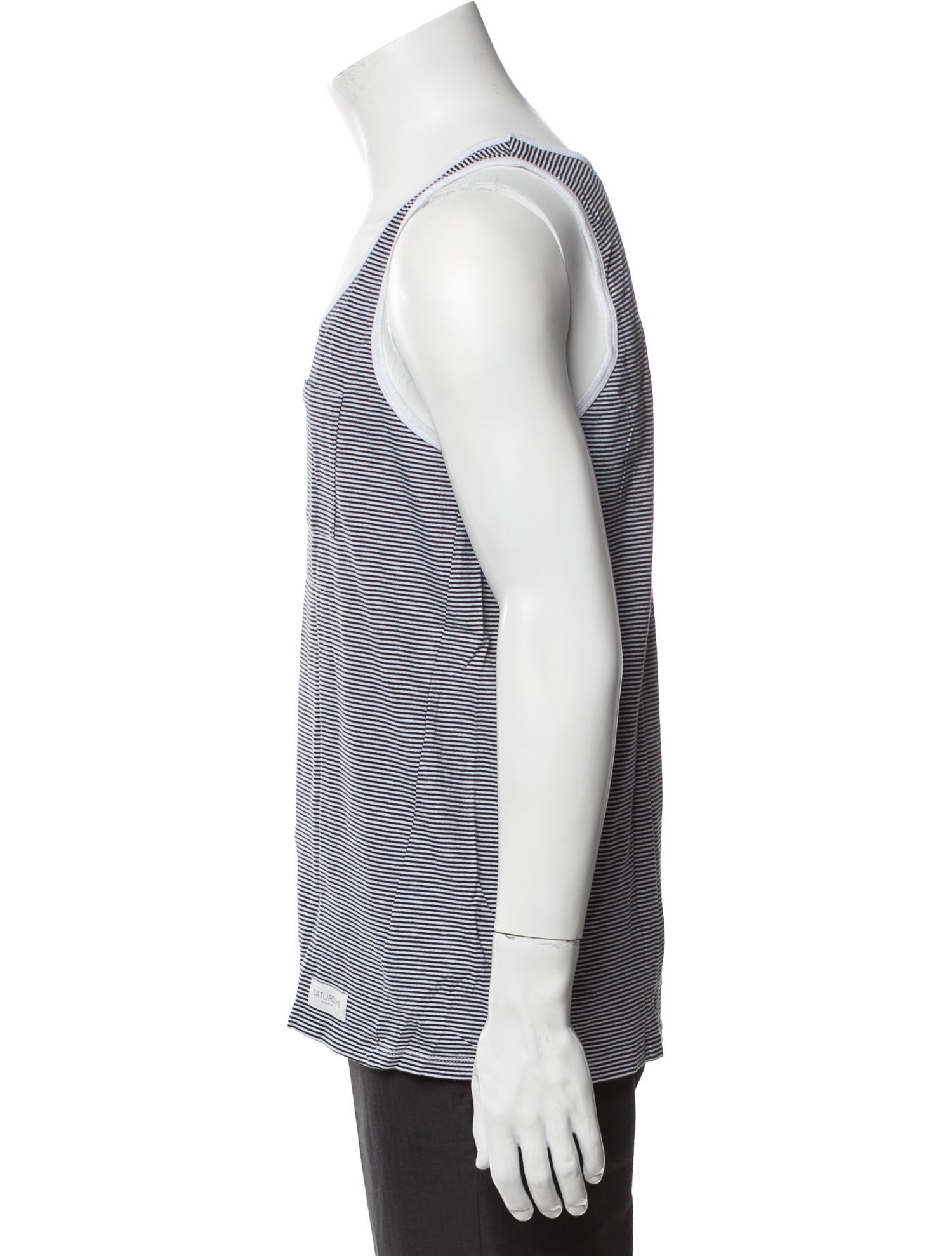 Saturdays Surf NYC Striped Scoop Neck T-Shirt