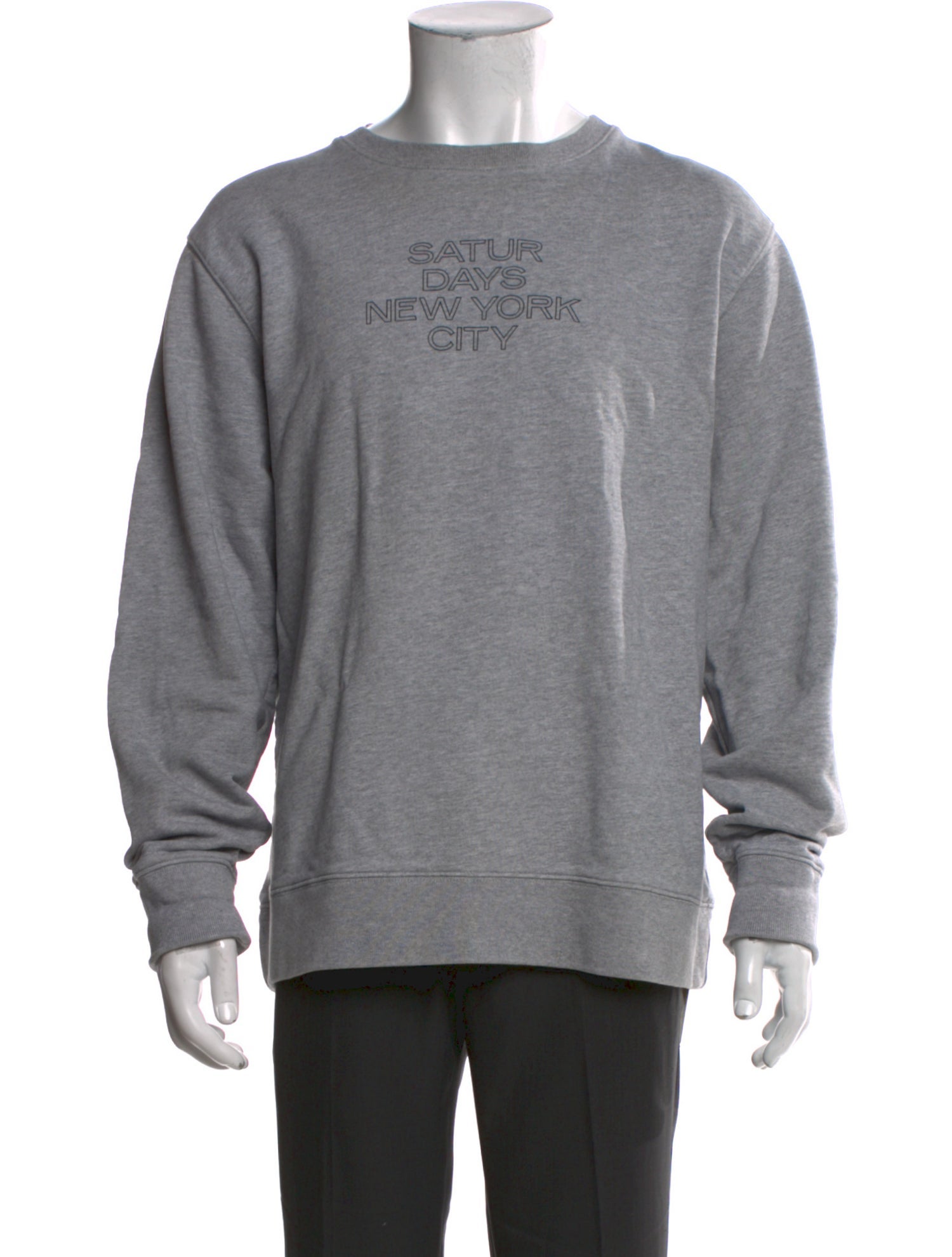Saturdays Surf NYC Graphic Print Crew Neck Sweatshirt