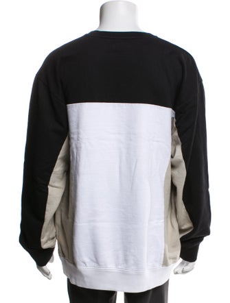 Saturdays Surf NYC Colorblock Pattern Crew Neck Sweatshirt