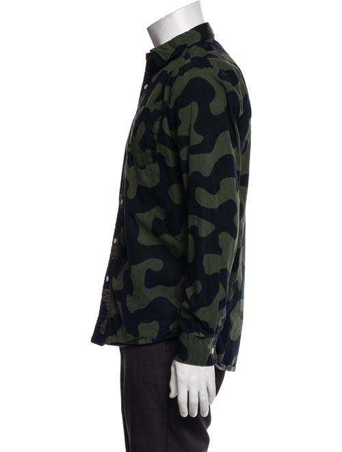 Saturdays Surf NYC Camouflage Print Long Sleeve Shirt