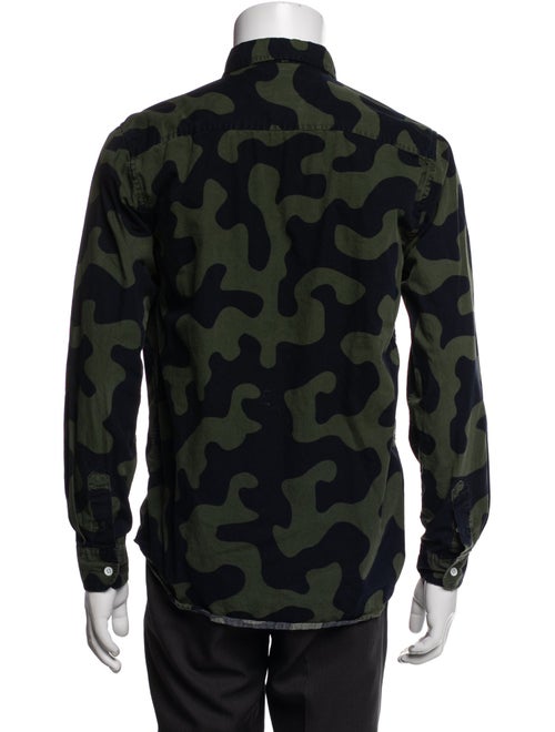 Saturdays Surf NYC Camouflage Print Long Sleeve Shirt