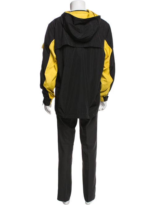 Saturdays Surf NYC Colorblock Pattern Mock Neck Hoodie