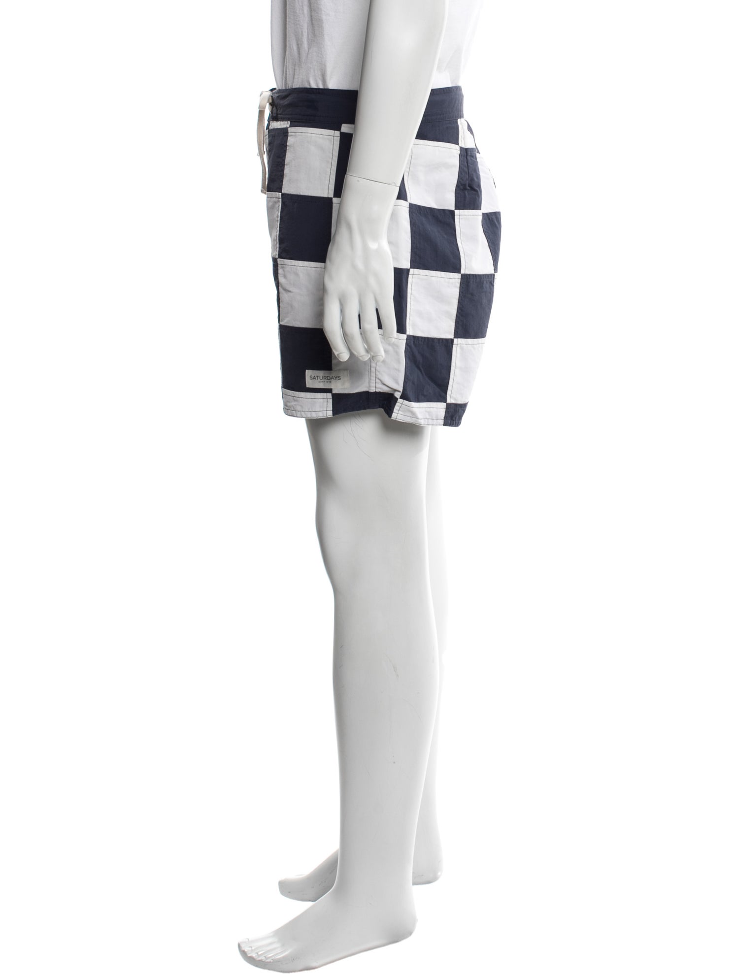 Saturdays Surf NYC Colorblock Pattern Shorts