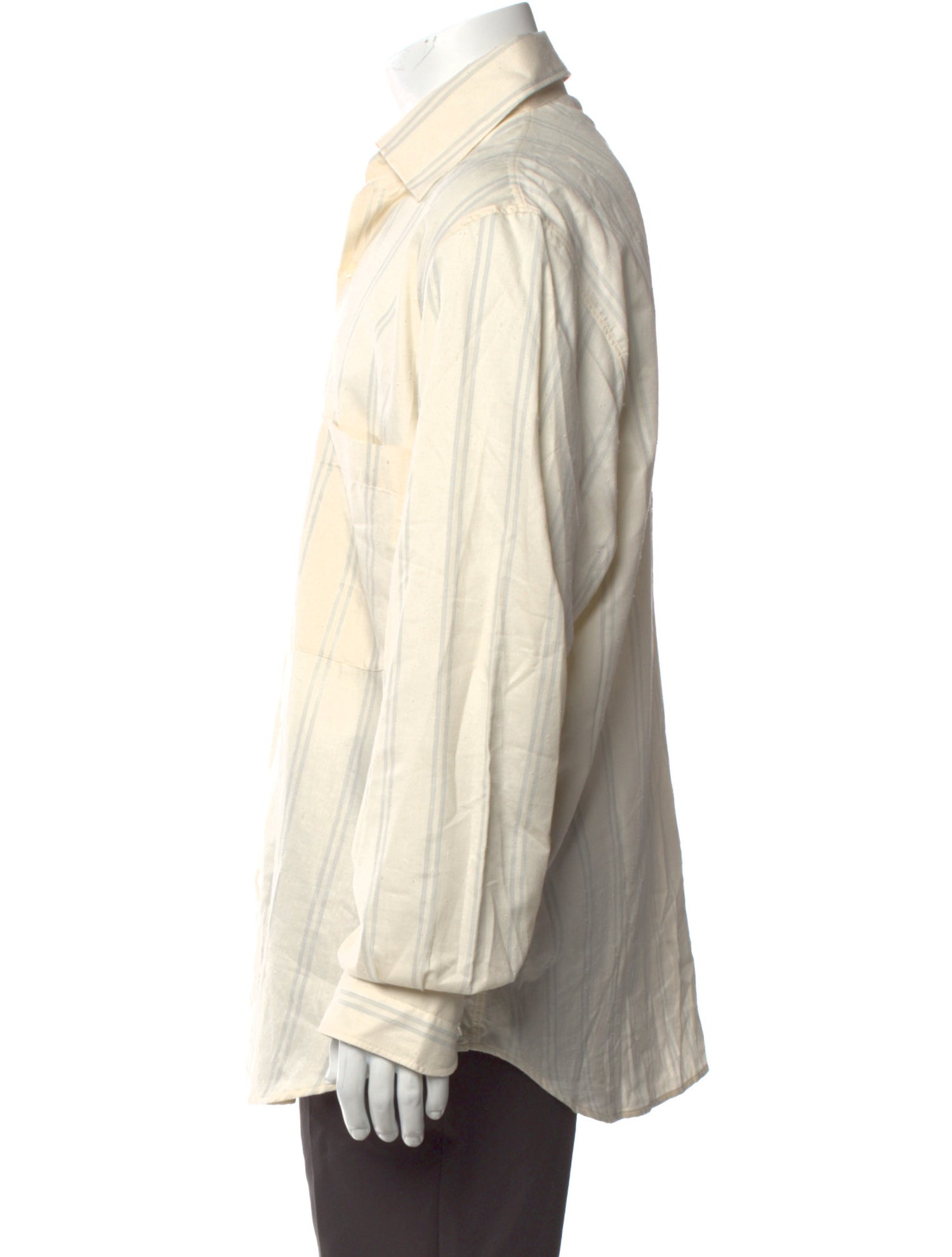 Stòffa Striped Long Sleeve Dress Shirt