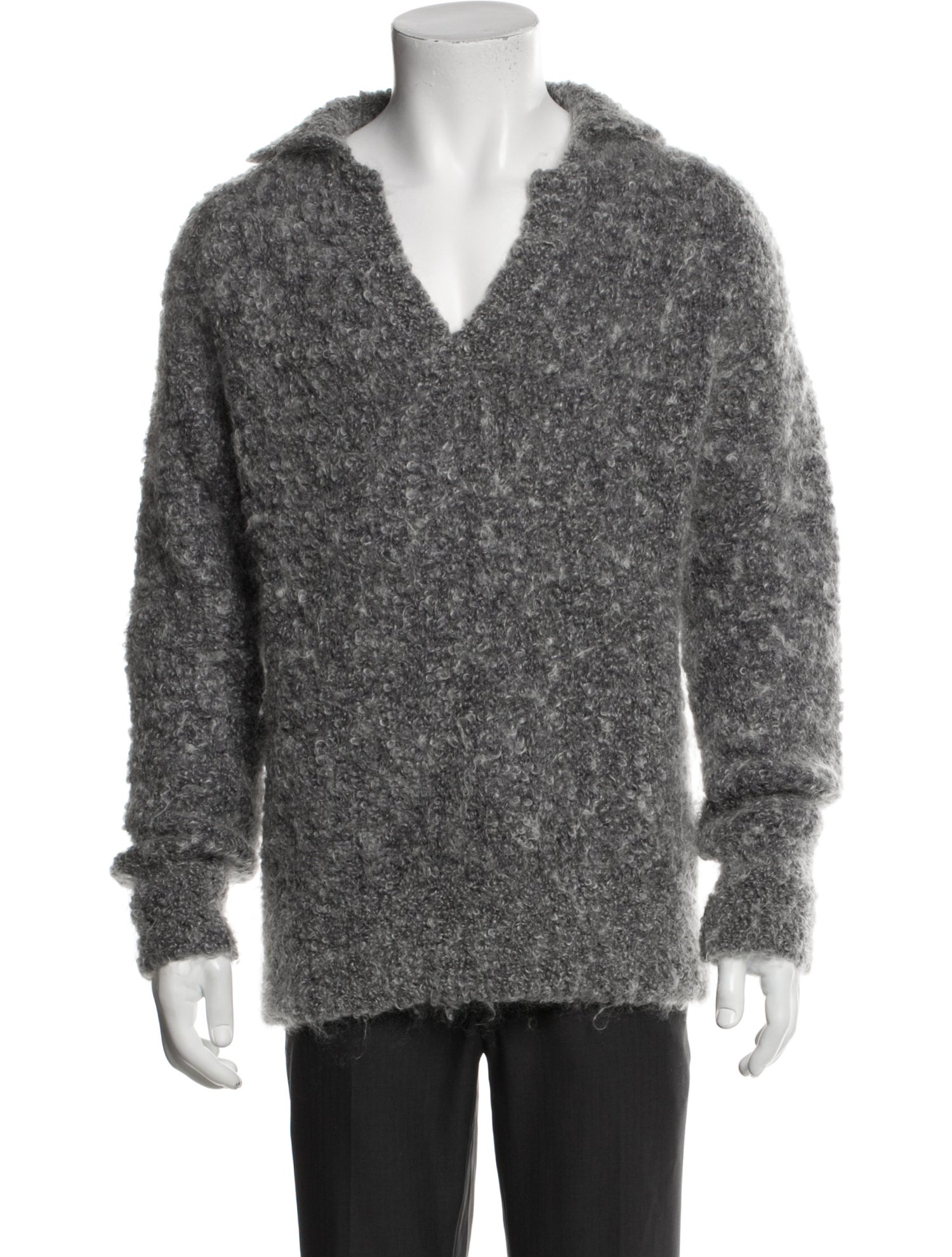 Stòffa Mohair V-Neck Cardigan