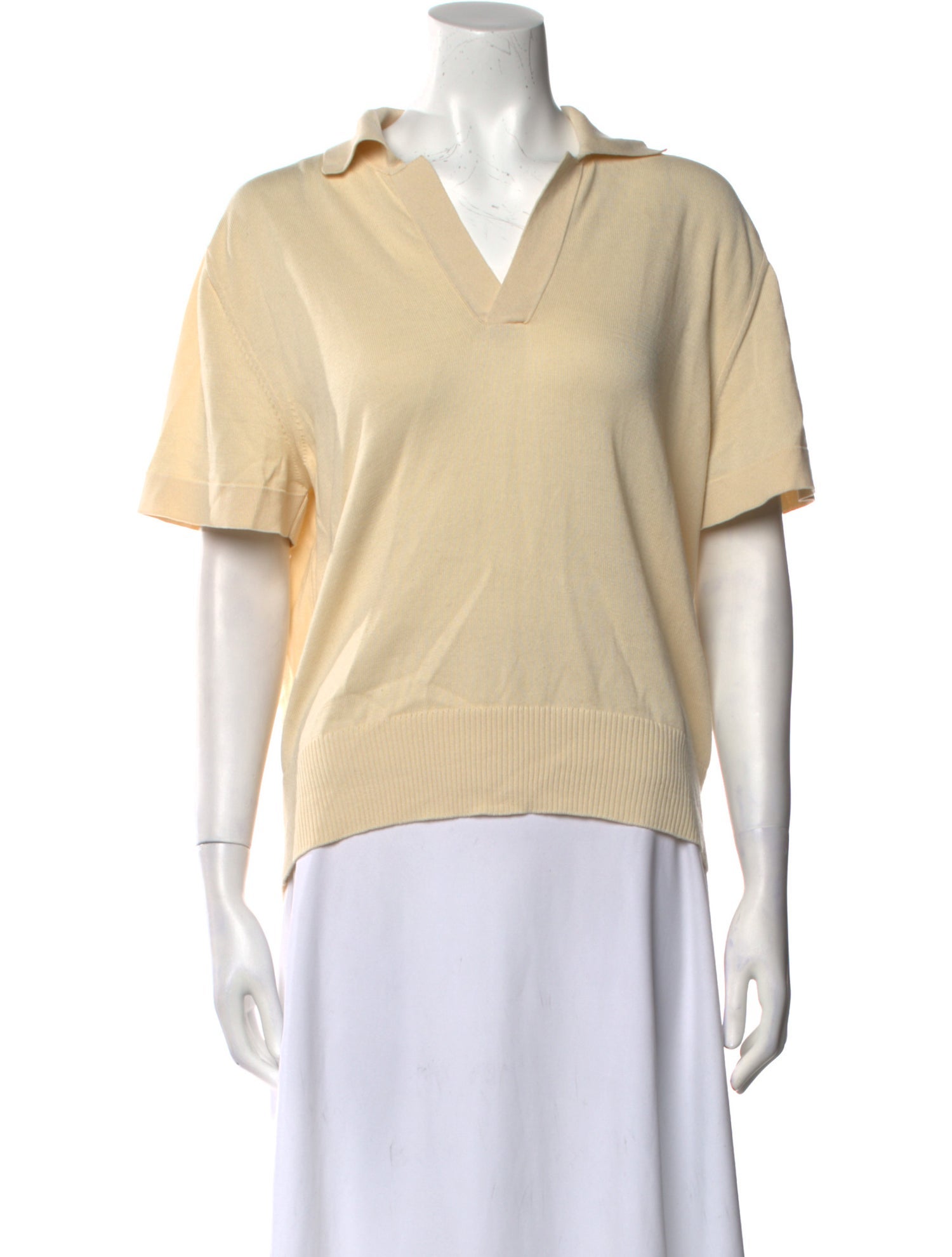 Stòffa V-Neck Short Sleeve Polo