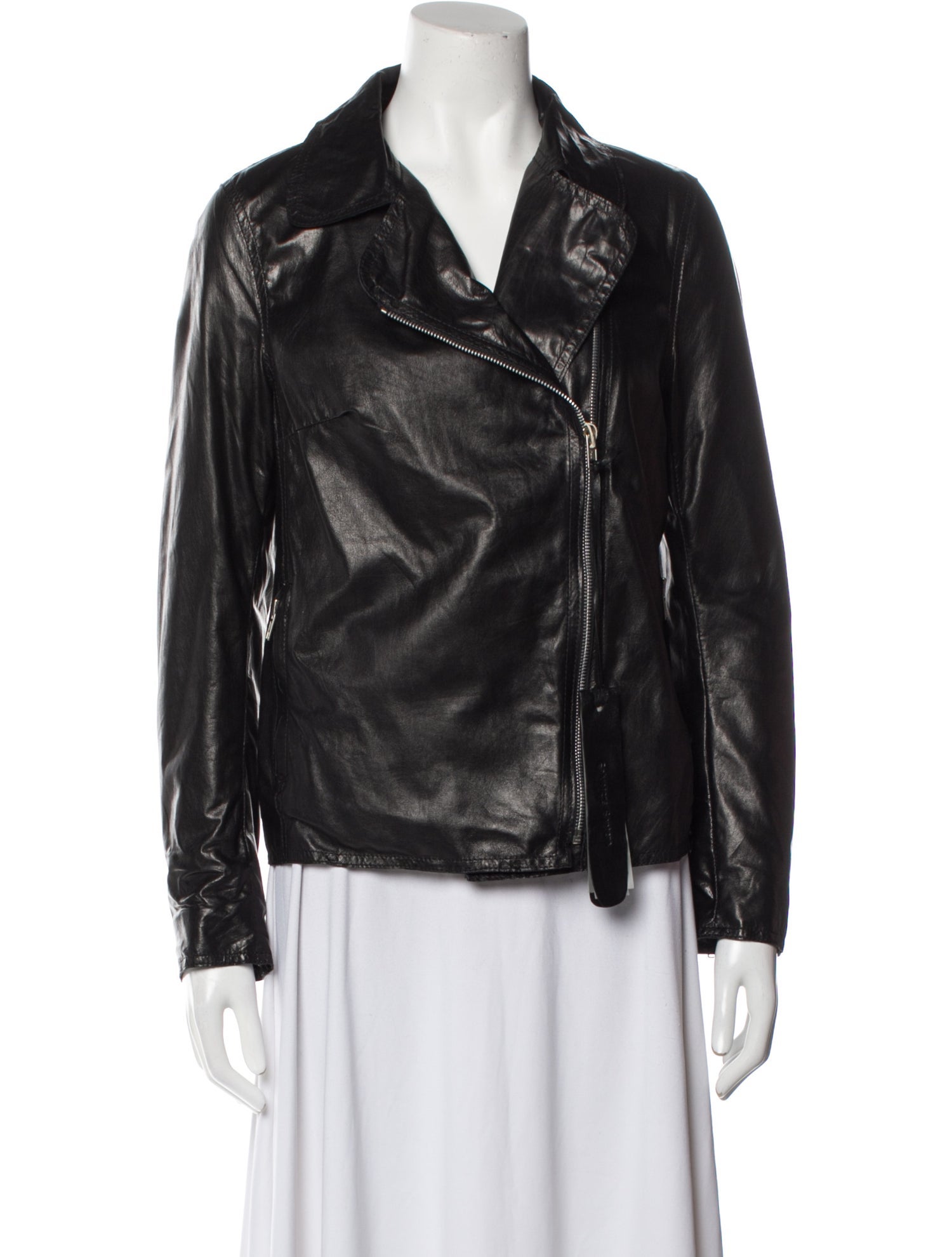 Salvatore Santoro Leather Biker Jacket